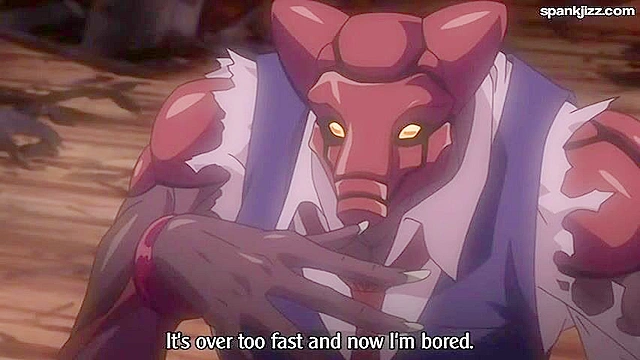 Monsters tentacles wrap up these beautiful knockers and squeeze them