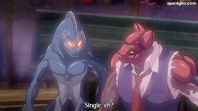 Monsters tentacles wrap up these beautiful knockers and squeeze them