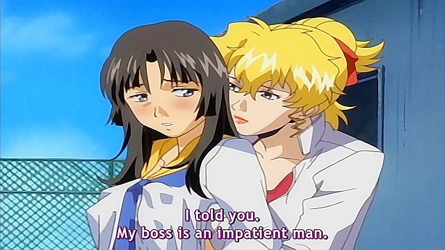 Immoral Sisters 1 - Lusty hentai housewife fucks her lover while on the phone with husband