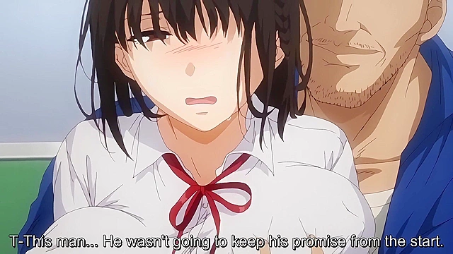 Library Girl 2 - Busty anime schoolgirl skips class to fuck janitor in library