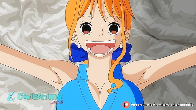 One Piece - Nami's Night - creampie deep in her pussy