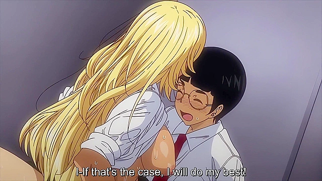 Busty Friend for an Otaku 1 - Virgin nerd gets fucked by a busty hentai schoolgirl as penalty