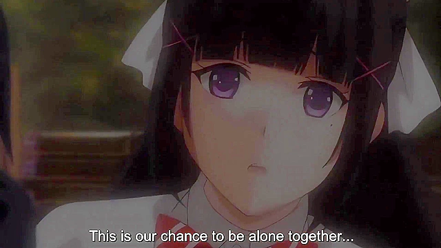 After the Summer Break, She... 1 - Busty virgin schoolgirl blackmailed into filmed hentai sex