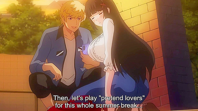 After the Summer Break, She... 1 - Busty virgin schoolgirl blackmailed into filmed hentai sex