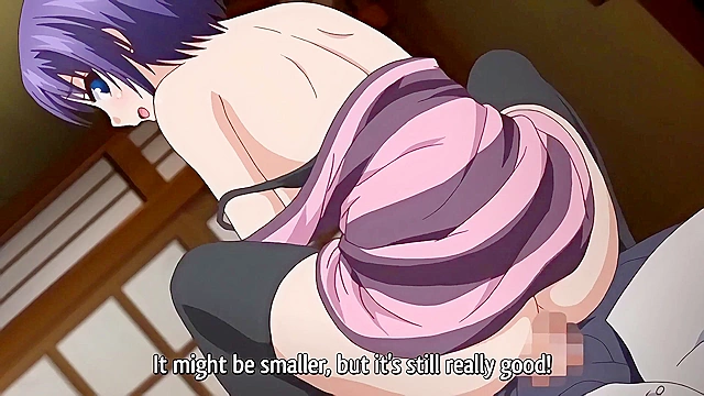 True Secret Hot Spring Tour 2 - Busty hentai daughter ties up her dad and fucks him