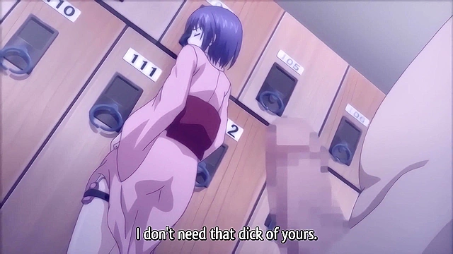 True Secret Hot Spring Tour 2 - Busty hentai daughter ties up her dad and fucks him