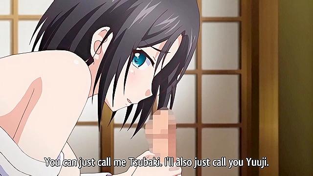 True Secret Hot Spring Tour 2 - Busty hentai daughter ties up her dad and fucks him