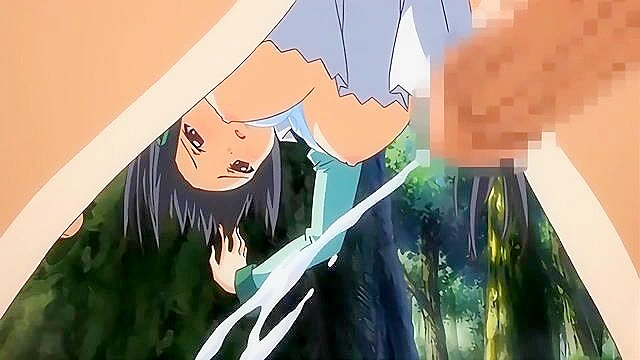 Floating Material 1 - Hentai sensei fucks schoolgirl from the back while student spies on them