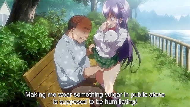 Chizuru-chan's Development Diary 3 - Busty schoolgirl fucks ugly bastard at public park