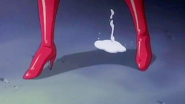 Busty hentai japanese slut gets fucked by jizzed on by two guys in an alley