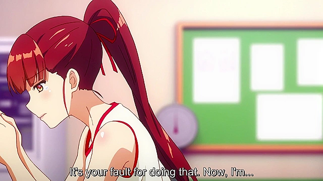 Classmates Remake 1 - Sexy track girl has hot hentai sex for first time in school infirmary