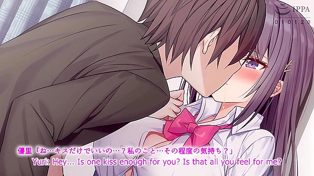 RabuTora: Love Triangle - Busty hentai schoolgirl creampied in school bathroom