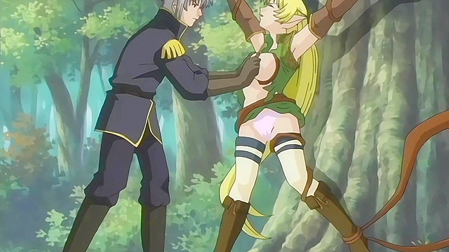 Slutty Princess Diaries 2 - Busty tied up hentai elf gets an obedience lesson