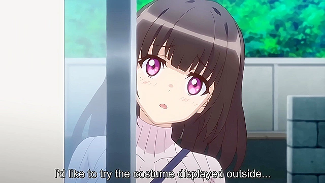 Cosplay Change 1 - Otaku nerd bangs virgin pussy of busty hentai cosplay girl