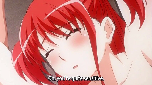 Busty hentai redhead gets fucked in her virgin pussy by pervert