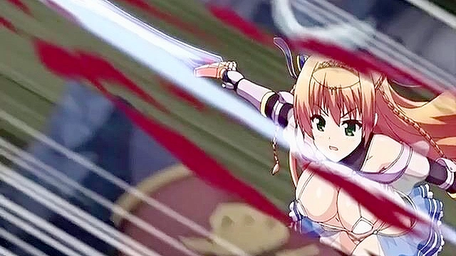 Princess with a Cursed Sword is Very Lewd 4 - Hero needs hentai double boobjob to save life
