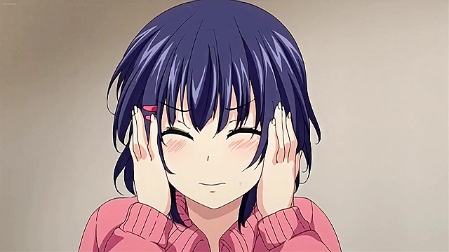 Busty hentai teen gets her huge tits lubed up and fucked like it's a pussy