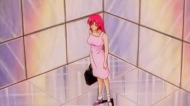 Andromaid 1 - Anime slave maid gets chained, her nipples pierced and then big booby fucked