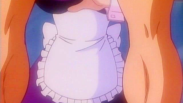 Andromaid 1 - Anime slave maid gets chained, her nipples pierced and then big booby fucked