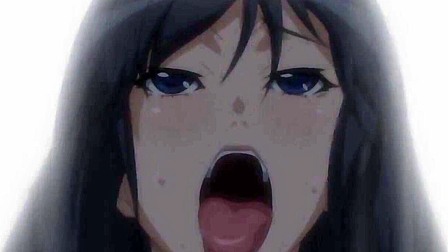 Cheating hentai wife gets ass fucked then covered in hot jizz