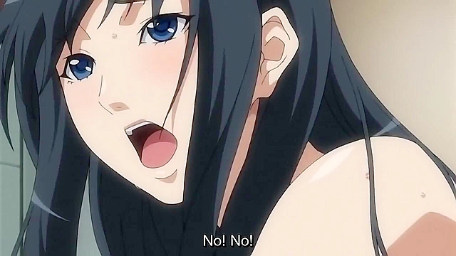 Cheating hentai wife gets ass fucked then covered in hot jizz