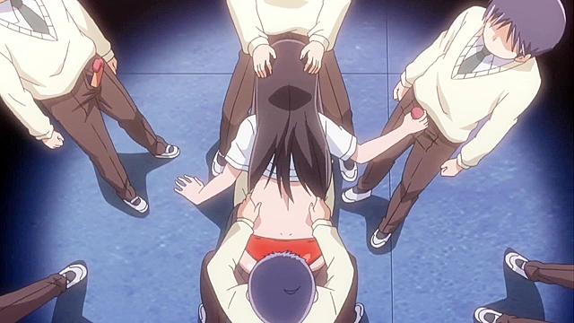 Erotic Encounters of the Alien Kind - Bonus - Busty hentai schoolgirl is gangbanged by clones