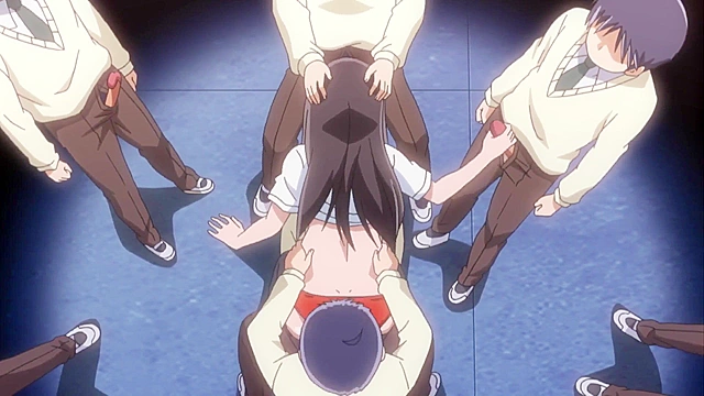 Erotic Encounters of the Alien Kind - Bonus - Busty hentai schoolgirl is gangbanged by clones