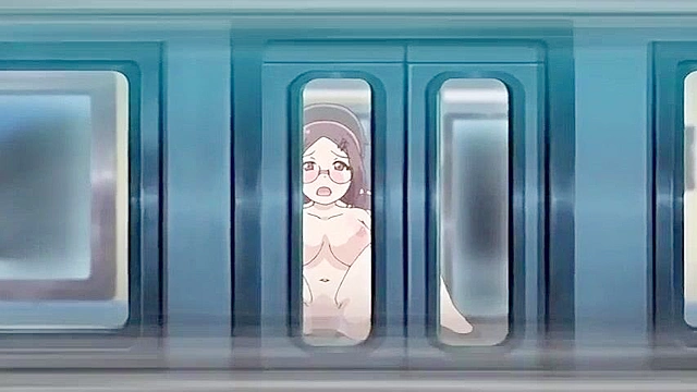 Graduation XX Train 4 - Dirty pervert creampies curvy teacher in front of train crowd