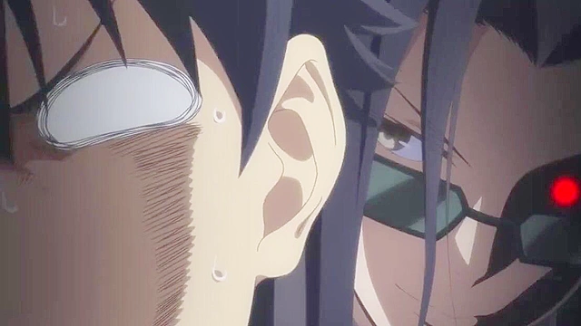 Busty hentai serpent lady has her way with a teen in his bedroom