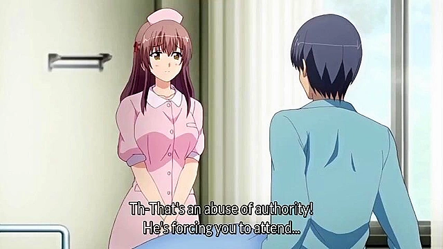 Doctor Rips Busty Nurse's Nylons, and fucks Her Roughly in White Blue