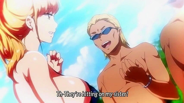 Delinquent Stepsister 2 - Taku public fucks his milf stepsister in ocean tube