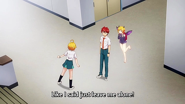 Super HxEros (uncensored) 8 - Ecchi - Petite schoolgirl sends sexy nude pic to hentai hero