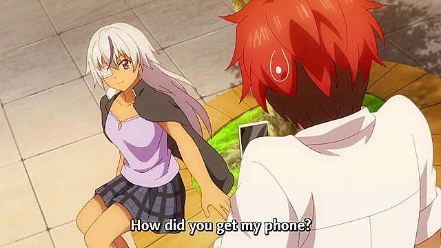 Super HxEros (uncensored) 8 - Ecchi - Petite schoolgirl sends sexy nude pic to hentai hero