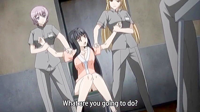 Rin x Sen + Ran - Sem Cross Mix 1 - Busty anime schoolgirls have orgy sex in crazy cult