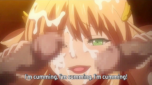 Grimoire of the Divine Comedy 2 - Busty blonde gets her cunt spread by crazy hentai tentacles