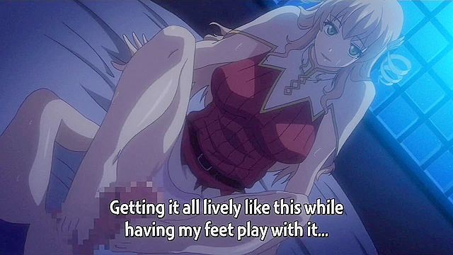 Grimoire of the Divine Comedy 2 - Busty blonde gets her cunt spread by crazy hentai tentacles