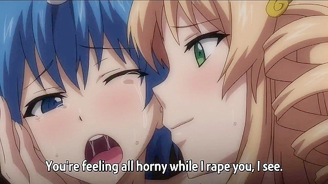 Grimoire of the Divine Comedy 2 - Busty blonde gets her cunt spread by crazy hentai tentacles