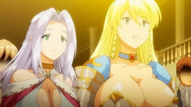 Busty Princess Hypnosis 1 - King has queen and daughter give him a double blowjob