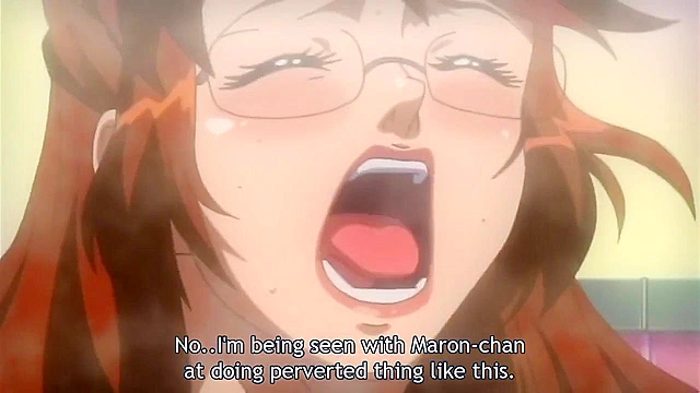 Issho ni Ecchi - Busty hentai nurse sucks a students cock in the school infirmary