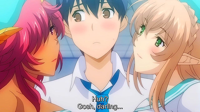 Mama x Holic 1 - Busty demi-human hentai moms need human student's semen