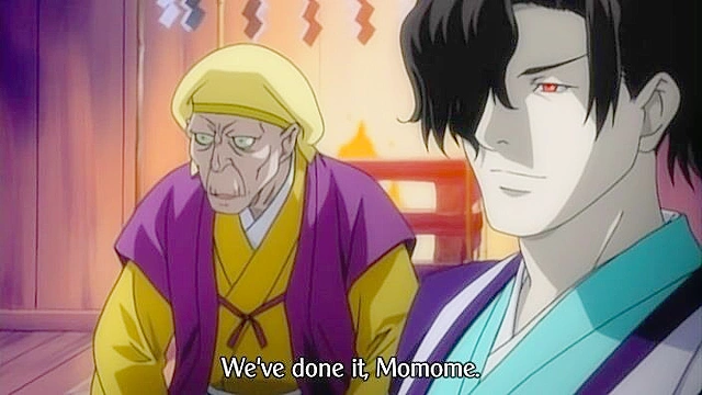 Gausu - Forest bandit face fucks a tied up anime kunoichi