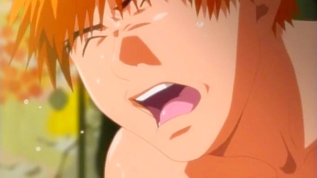 Gausu - Forest bandit face fucks a tied up anime kunoichi