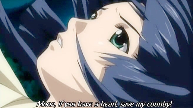 Gausu - Forest bandit face fucks a tied up anime kunoichi