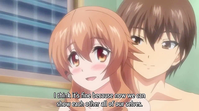 Anime redhead with a tight pussy takes a cock deep in wet virgin pussy