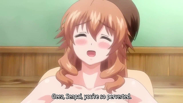 Anime redhead with a tight pussy takes a cock deep in wet virgin pussy