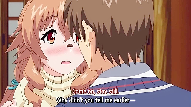 Anime redhead with a tight pussy takes a cock deep in wet virgin pussy