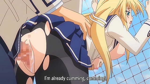 Love 2 Quad 1 - Busty hentai schoolgirl fucked outdoors after footjob