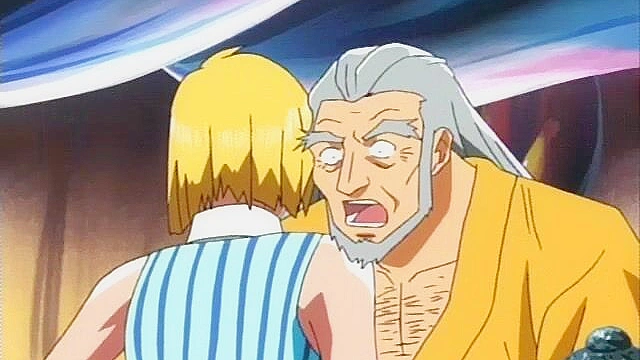 Horny hentai girl gets doggy fucked then a big load on her face and tits