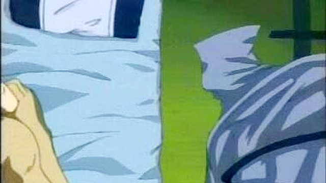 Horny hentai girl gets doggy fucked then a big load on her face and tits