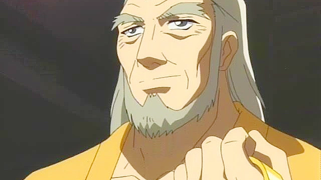 Horny hentai girl gets doggy fucked then a big load on her face and tits